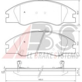 Compre Pastilhas de travão da A.B.S. 37492 OE a um preço baixo por 36,72&nbsp;&euro;