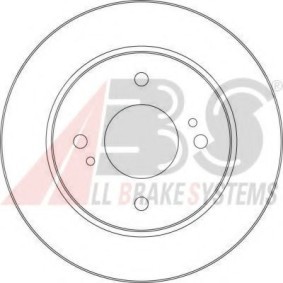 A.B.S. 16152 OE Bromsskivor NISSAN PRIMERA Traveller (W10) 2.0 116 hk Bensinmotor