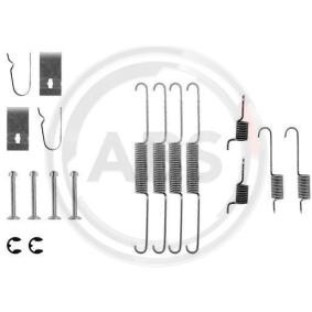 A.B.S. 0636Q Tilbehørsett, bremsesko MAZDA 626