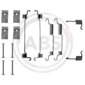 A.B.S. 0735Q Kit de accesorios de las zapatas de freno HONDA CIVIC