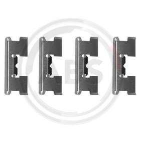 A.B.S. 1017Q Kit de accesorios, pastillas de frenos SUZUKI SWIFT