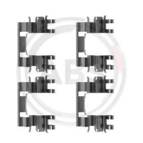 A.B.S. 1087Q Kit de accesorios, pastillas de frenos HONDA CIVIC