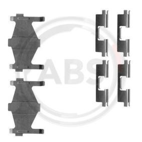 A.B.S. 1136Q Kit de accesorios, pastillas de frenos SUZUKI SWIFT