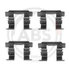 A.B.S. 1251Q Kit de accesorios, pastillas de frenos SUZUKI SWIFT