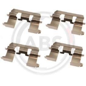 A.B.S. 1281Q Kit de accesorios, pastillas de frenos HONDA FR-V (BE)