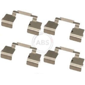 A.B.S. 1609Q Zubehörsatz, Scheibenbremsbelag RENAULT LAGUNA 1 (B56, 556) 1.6 107 PS Otto