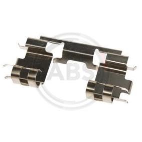 A.B.S. 1670Q Kit de accesorios, pastillas de frenos SUZUKI LIANA Fastback 1.6 103 cv Motor otto