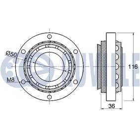 Nockenwellendichtung des Herstellers RUVILLE - Originalware Artikelnummer: 295902