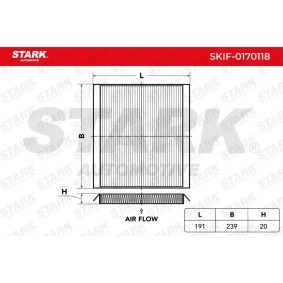 STARK SKIF-0170118 Filtre d'habitacle HYUNDAI i30 (GD)