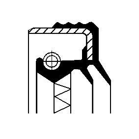 CORTECO 12016061B Retén del engranaje distribuidor IVECO