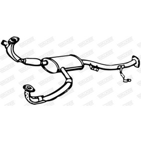 WALKER 06787 Vorschalldämpfer SUBARU