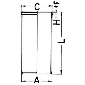 KOLBENSCHMIDT 89734190 Zylinderlaufbuchsen VW