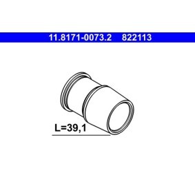 Führungshülse, Bremssattel 11.8171-0073.2 VOLVO XC 90 von ATE