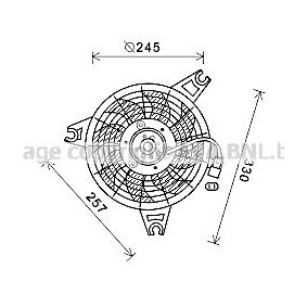 Comprar Ventilador de motor de PRASCO HY7570 a bajo precio de 84,86&nbsp;&euro;