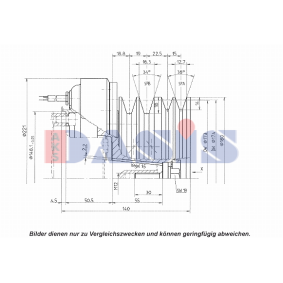 Acquista Puleggia compressore aria condizionata da AKS DASIS 851275N a buon mercato per soli 102,60&nbsp;&euro;