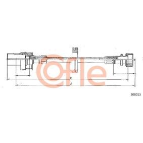 COFLE S08013 Cavo contachilometri FORD ESCORT 4 (GAF, AWF, ABFT)