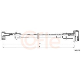 COFLE S07137 Cavo contachilometri IVECO