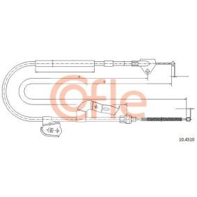 COFLE 10.4510 Cabo de freio de mão TOYOTA