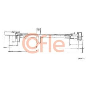 COFLE S08014 Cavo contachilometri FORD ESCORT