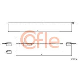 Acquista Cavo comando cofano motore da COFLE 1606.50 a buon mercato per soli 7,80&nbsp;&euro;