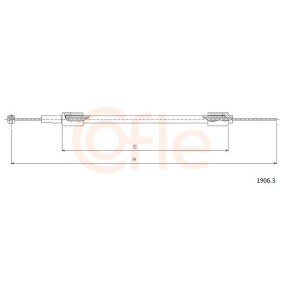 Achetez des Tirette de capot moteur COFLE 1906.3 à prix pour 6,38&nbsp;&euro;