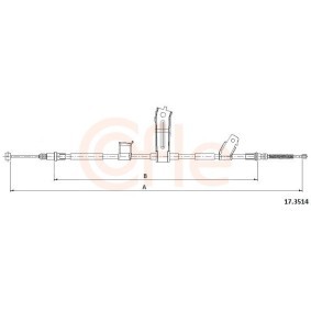 COFLE S01017 Cavo contachilometri ALFA ROMEO