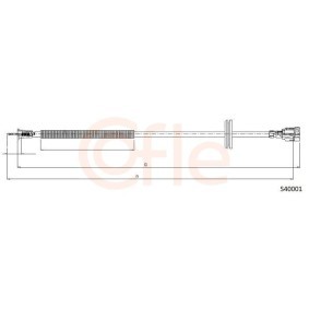 COFLE S40001 Cavo contachilometri LAND ROVER