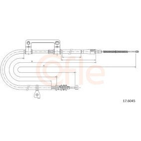 COFLE S40002 Cavo contachilometri LAND ROVER