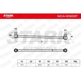 STARK SKCA-0050337 Bærearm MAZDA 323 F 6 (BJ) 1.3 73 hk Bensinmotor