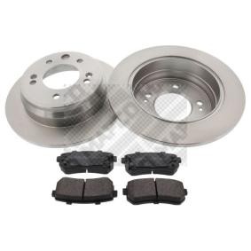 MAPCO 47609 Bremseskiver og -klosser HYUNDAI