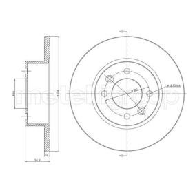 METELLI 23-0218 Dischi freno RENAULT ESPACE
