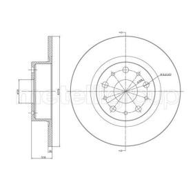 METELLI 23-0410C Disque de frein LANCIA KAPPA SW (838B)