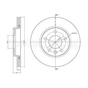 METELLI 23-0728 Bremsscheiben VW Transporter 5 Pritsche / Fahrgestell (7JD, 7JE, 7JL, 7JY, 7JZ, 7FD) 2.0 115 PS Otto