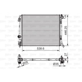 VALEO 701662 Kühler RENAULT Megane 4 Grandtour (K9A/M/N_) 1.6 115 PS Otto
