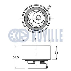 RUVILLE 915886 Rótula de dirección SUZUKI Grand Vitara 2 SUV (JT, TE, TD) 2.0 129 cv Motor otto