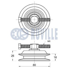 RUVILLE 5114S Hjullager MERCEDES-BENZ E-klass Sedan (W124) 2.2 150 hk Bensinmotor