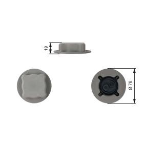 GATES RC206 Deckel Kühlmittelbehälter VOLVO 460 L (464)