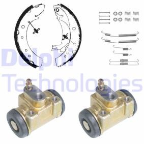 DELPHI KP902 Bremsbacken FIAT DUCATO Bus (230) 2.0 109 PS Otto