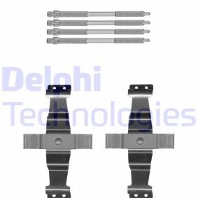 Achetez des Kit d'accessoires, plaquette de frein à disque DELPHI LX0642 à prix pour 37,39&nbsp;&euro;