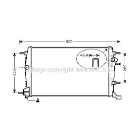Compre Radiador, arrefecimento do motor da AVA COOLING SYSTEMS RT2616 a um preço baixo por 230,08&nbsp;&euro;