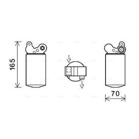AVA COOLING SYSTEMS VOD185 Klimatrockner VOLVO XC60 (156) 3.0 286 PS Otto