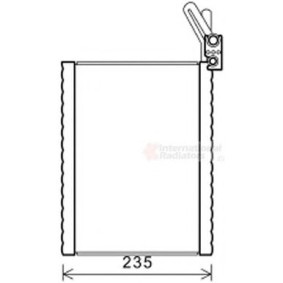 VAN WEZEL 0600V476 Evaporatore climatizzatore BMW X5 (F15, F85)