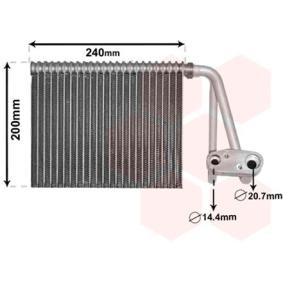 VAN WEZEL 4300V566 Evaporatore climatizzatore NISSAN