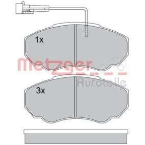 Bremsbeläge von METZGER 1170227