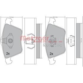Acquista Kit pastiglie freni da METZGER 1170233 a buon mercato per soli 14,74&nbsp;&euro;
