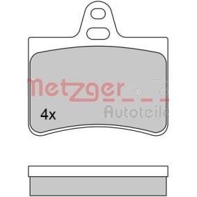 Bremsbeläge von METZGER 1170311