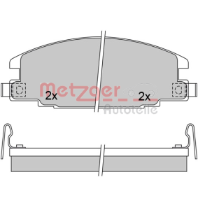 Køb Bremseklodser af METZGER 1170571 til den lave pris 256,68&nbsp;kr.