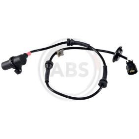 A.B.S. 30809 Capteur ABS CHEVROLET Aveo / Kalos 3/5 portes (T250, T255) 1.2 72 CV Essence