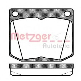 Acquista Kit pastiglie freni da METZGER 1170698 a buon mercato per soli 23,08&nbsp;&euro;