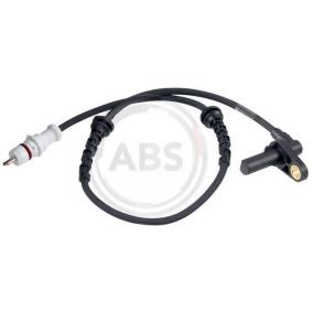 A.B.S. 30790 ABS Sensor RENAULT THALIA 2 (LU1/2) 1.2 75 PS Otto